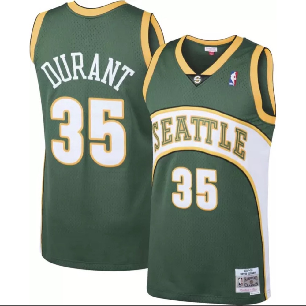 Kevin Durant Sonics Jersey